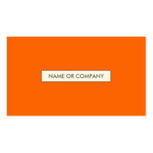 refined oranges business cards