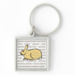 Refined Rabbit Keychain