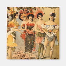 Refined Vaudeville Fridge Magnet