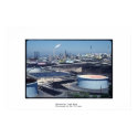 Refineries, Long Beach posters by daysrays Refineries, Long Beach posters