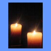 Reflected Candle Poster posters