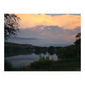 Reflected Sunset -Lake Scott posters