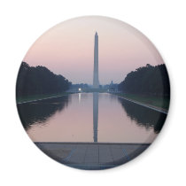 Reflecting Pool Refrigerator Magnet