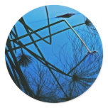 Reflecting with Clarity Round Sticker