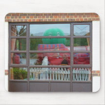Reflection, a bouncy castle mousepads