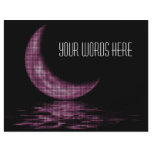 Reflection Crescent Moon On Lake Pink Full Color Flyer