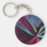 Reflection in aluminum foil key chain