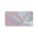Reflection in aluminum foil custom address labels