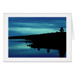 Reflection in Blues Card