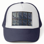 Reflection in glass curtain wall hats