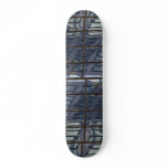 Reflection in glass curtain wall skate decks