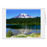 Reflection Lake, Mount Rainier, WA, USA Greeting Cards