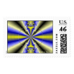 Reflection of a Torch Postage Stamp