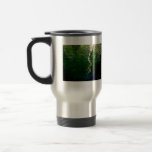 Reflection of trees in water mugs