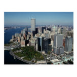 Reflection PC Twin Towers View~ WTC NYC Manhattan Post Card