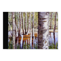 Reflection with Birch Tree posters by Mdewberry Reflection with Birch Tree posters