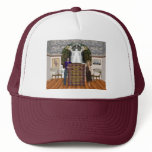 reflections back cover art trucker hat