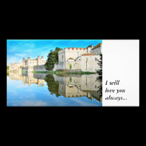 Reflections from a majestic Castle photo cards