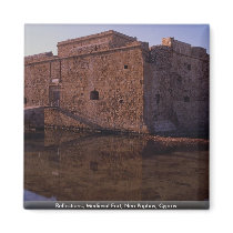Reflections, Medieval Fort, Nea Paphos, Cyprus Fridge Magnets