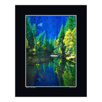 Reflections - Merced River - Yosemite Poster