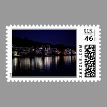 Reflections of Boat House Row, Schuylkill River postage