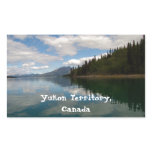 Reflections of Life; Yukon Territory Souvenir Rectangular Sticker