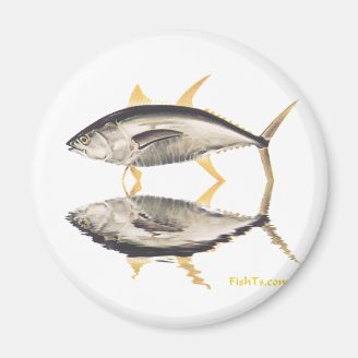 Reflections of Tuna Fridge Magnets