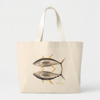 Reflections of Tuna Tote Bags