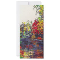 Reflections Painting rack cards by SharonDGonzalez Reflections Painting rack cards