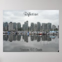 Reflections - Vancouver, B.C. posters