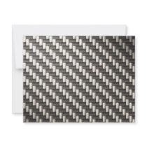 Reflective Carbon Fiber Textured Invitation