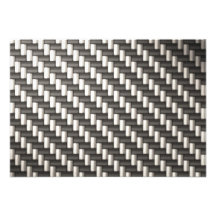 Reflective Carbon Fiber Textured Personalized Invitation