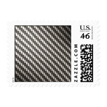 Reflective Carbon Fiber Textured Postage
