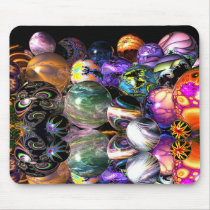 Reflective Fractal Spheres mousepads by Graham_Conrad Reflective Fractal Spheres mousepads