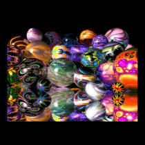 Reflective Fractal Spheres posters by Graham_Conrad Reflective Fractal Spheres posters