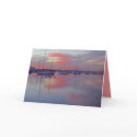 Reflective Sunrise on the Bay Note Card by MzLisaMichelle Reflective Sunrise on the Bay Note Card
