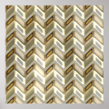 Reflejo del zigzag poster
