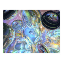 Reflexiones abstractas tarjetas postales