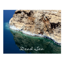 reflexiones del mar muerto postal