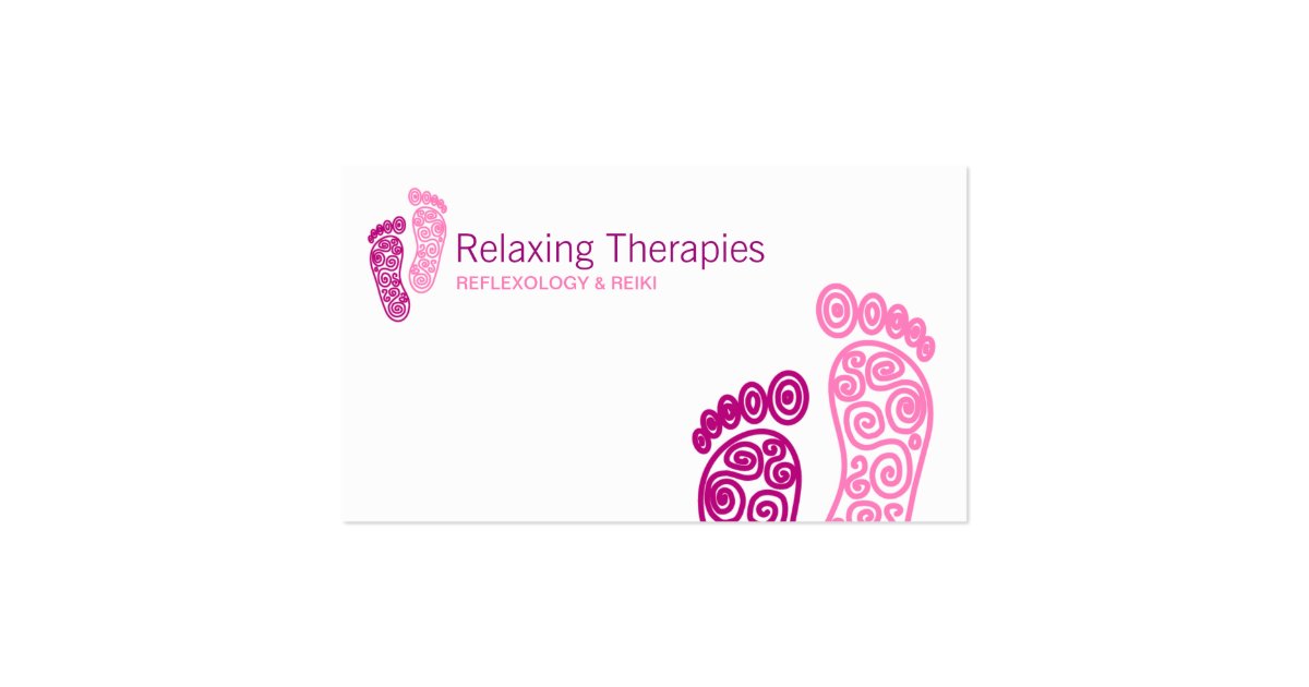 Reflexology Business Card Zazzle