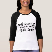 Reflexology Heels Soles T-Shirts by thehealinghand Reflexology Heels Soles T-Shirts