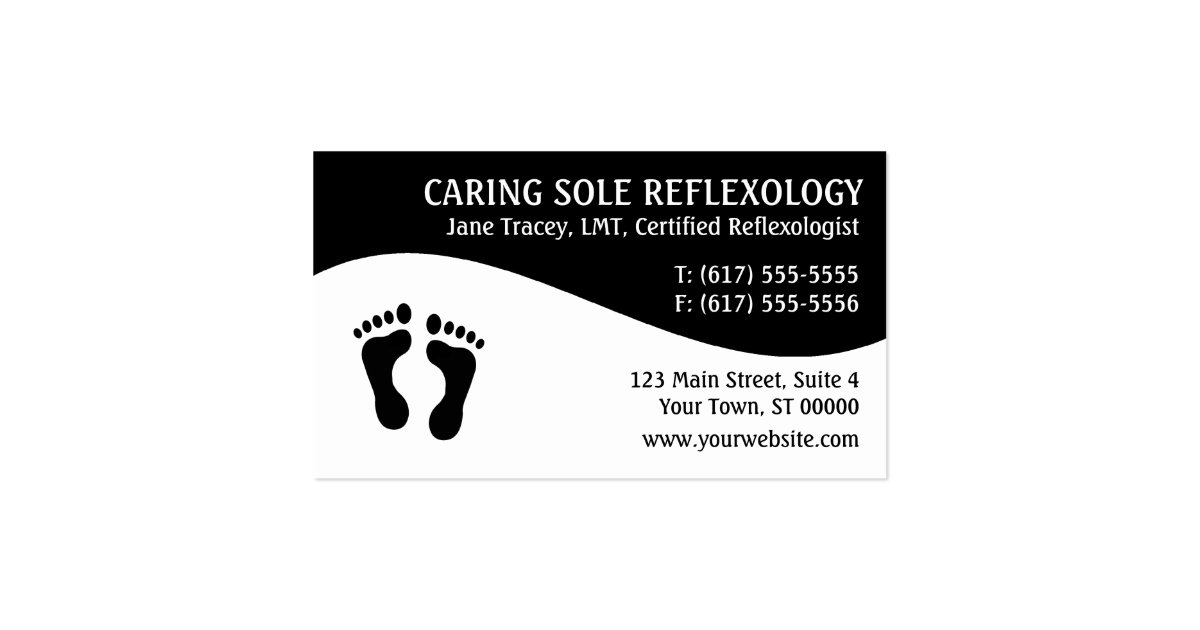 Reflexology Reflexologist Business Cards Zazzle