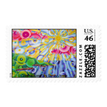 "Refractions" Postal Stamps