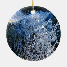 Refreshingly different waterfall christmas ornaments
