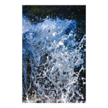 Refreshingly different waterfall personalized stationery