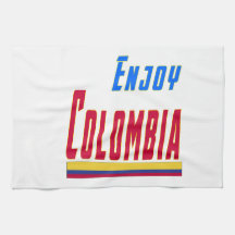 Refresque los diseños para Colombia Toallas De Cocina