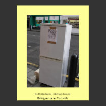 Refrigerator at Curbside posters