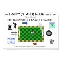 REFRIGERATOR CHECKERS MAGNET GAMES POSTERS