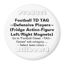 REFRIGERATOR FOOTBALL TD MAGNET GAME