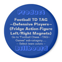 REFRIGERATOR FOOTBALL TD MAGNET GAME